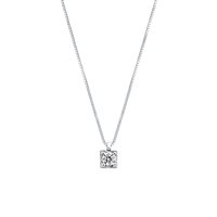 Collier Mirco Visconti Femme collana punto luce in Or blanc Diamante 0.18 Ct HP23/100 - HP23/100